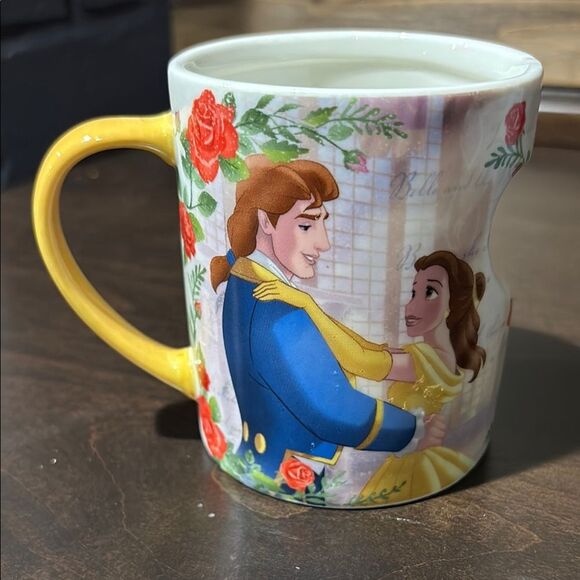 Disney Beauty and the Beast Heart Cutout Coffee Mug - Picture 1 of 10